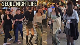 KOREAN CLUBBING NIGHT VIBE STREET OF FUN!!😍😍 #nightlife #itaewon #seoulkorea