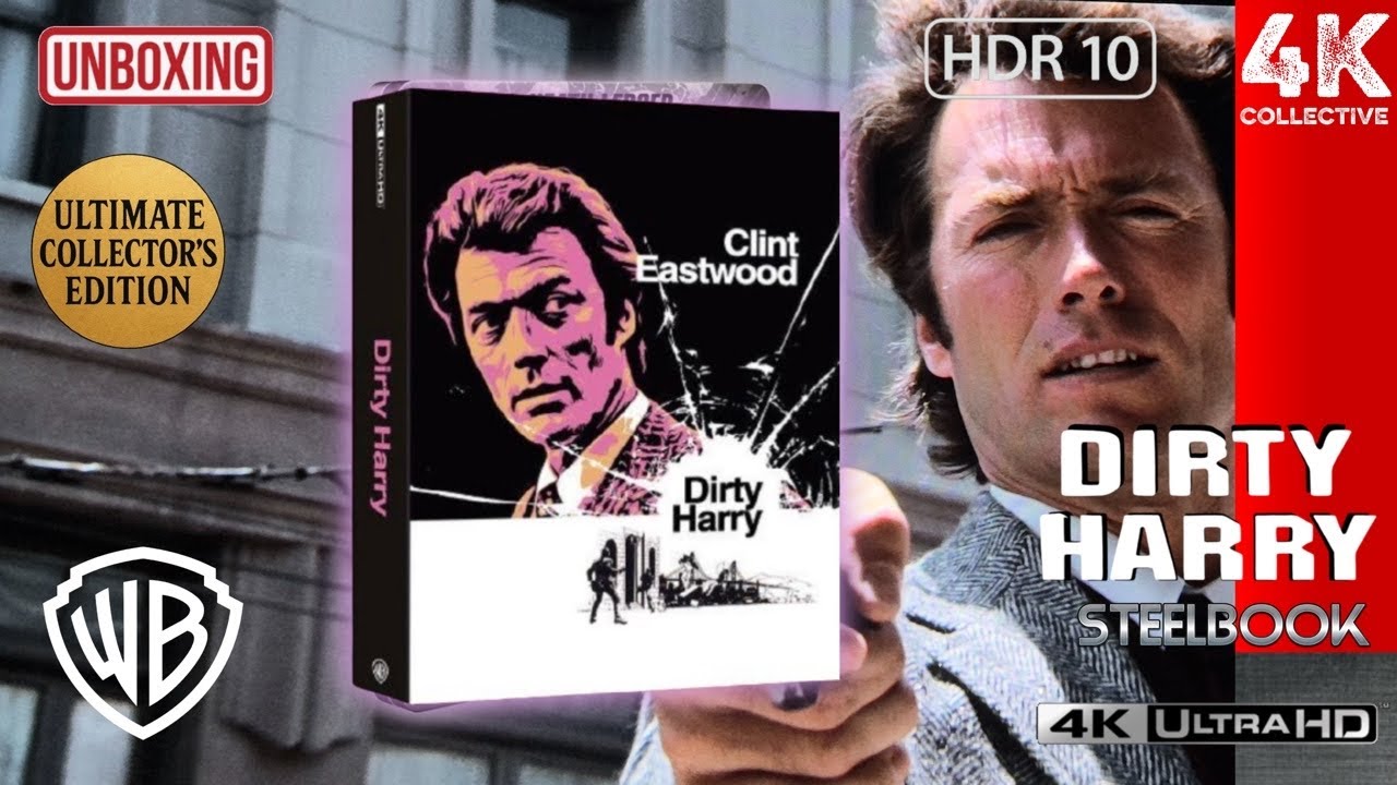 Dirty Harry 4K UltraHD Blu-ray Ultimate Collectors Steelbook 