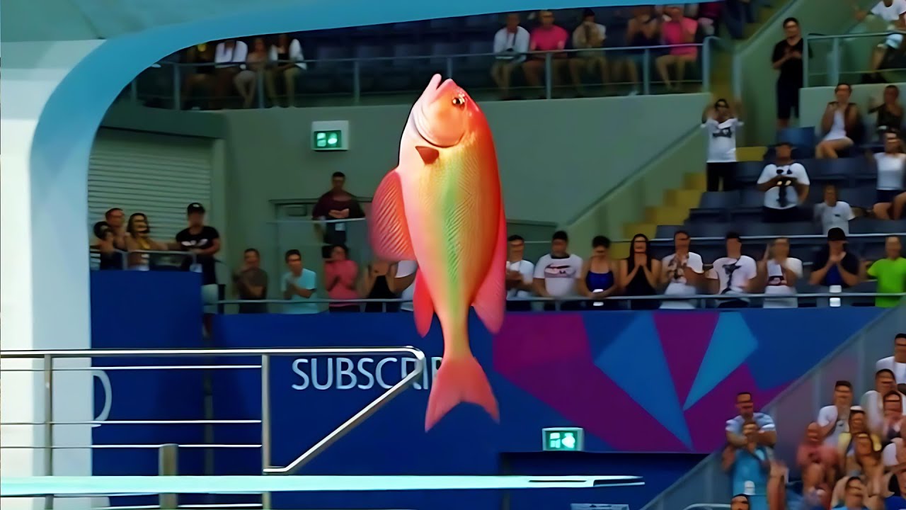 БЕШЕНАЯ БИТВА РЫБ ЗА ЗОЛОТО! - Олимпиада Животных 🏅