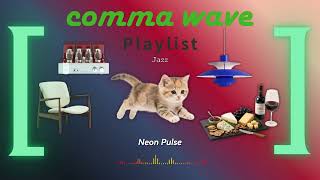 [No Ads] Neon City Flow: Modern Jazz for Midnight Drive 🎷🎹 | comma wave screenshot 5