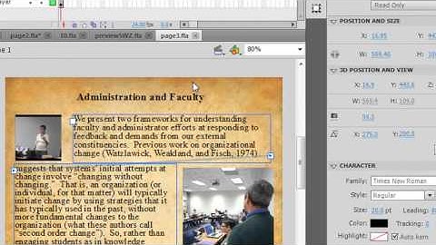Flash CS5 in the Family 29: Using Text Layout Framework