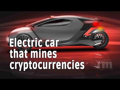 Electric car that mines cryptocurrencies