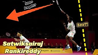 Fastest Smashers in Badminton - Satwiksairaj Rankireddy | Smash Compilation by Power Badminton 36,837 views 9 months ago 8 minutes, 24 seconds