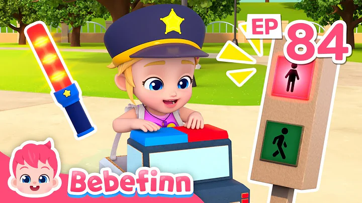 Police Car Rushes to the Rescue! 🚨| EP84 | Sing Along2 | Bebefinn Nursery Rhymes For Kids