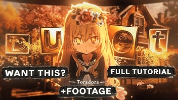 Tutorial for my thumbnail [ AMV ] | Ae Tutorial +FOOTAGE