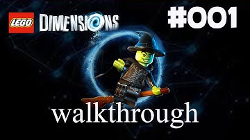 Lego Dimensions walkthrough part 1 (follow the yellow brick road) wizard of oz