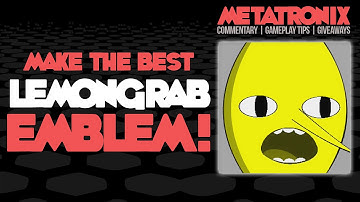 EMBLEM HOW TO: LEMONGRAB of Adventure Time! (Black Ops 2 Emblem Editor Tutorial)