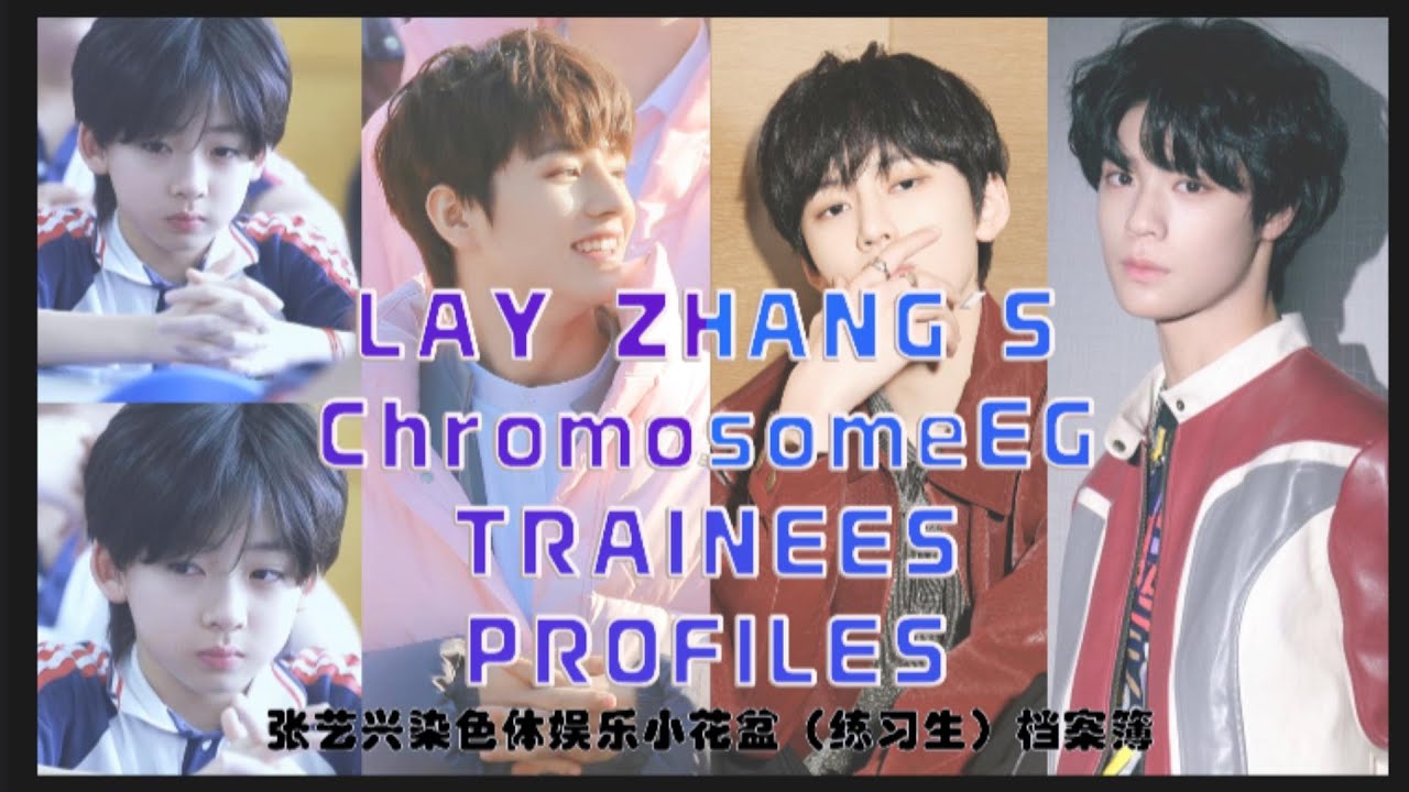 P1 - Lay Zhang's Chromosome Trainees Profiles - 张艺兴染色体娱乐小花盆(练习生)档案薄 [ENG Sub](2023/1/16)