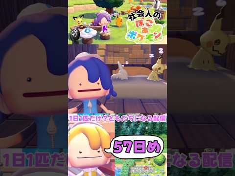 (57日目)忙しい社会人のための #ぽこあポケモン #short #ポケモン #ぽこポケ