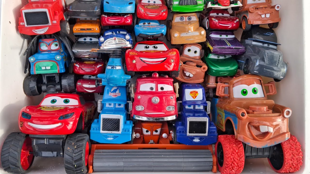 Disney Pixar Cars Unboxing Review | Lightning McQueen, Tow Mater, Doc Hudson, Sally Carrera, Cruz.