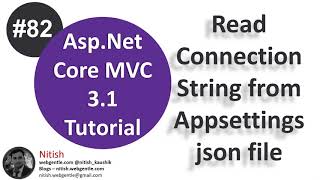 (#82) Connection string in appsettings.json in asp.net core | Asp.Net Core tutorial screenshot 5