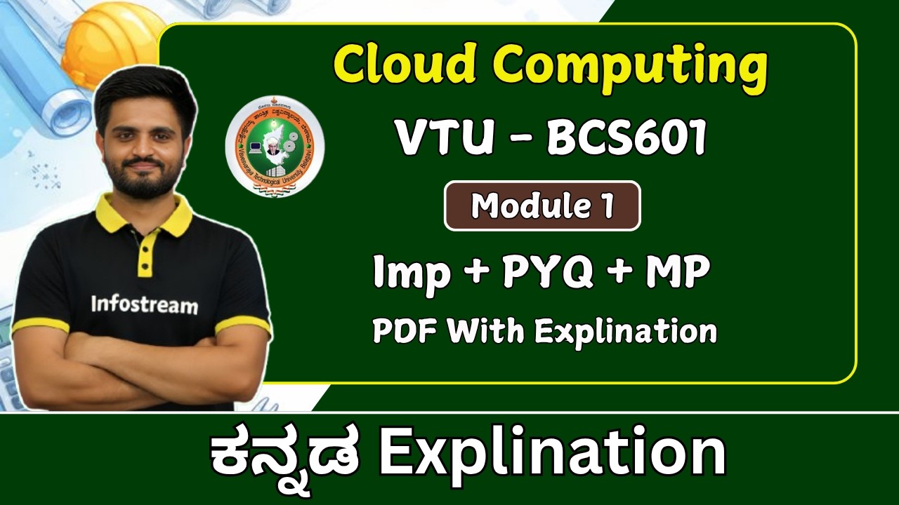 VTU - Cloud Computing Full module 1 (Model paper + PYQ + IMP ) | BCS601 ...