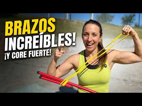 CORE FUERTE + BRAZOS definidos | Rutina rápida en casa