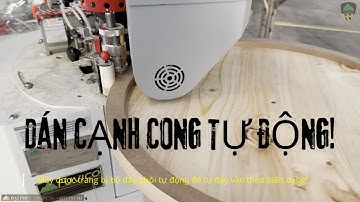 Máy dán cạnh cong tự động hai bàn làm việc Holztek HT-70AC2
