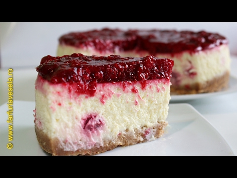 Cheesecake cu zmeura | Farfuria vesela