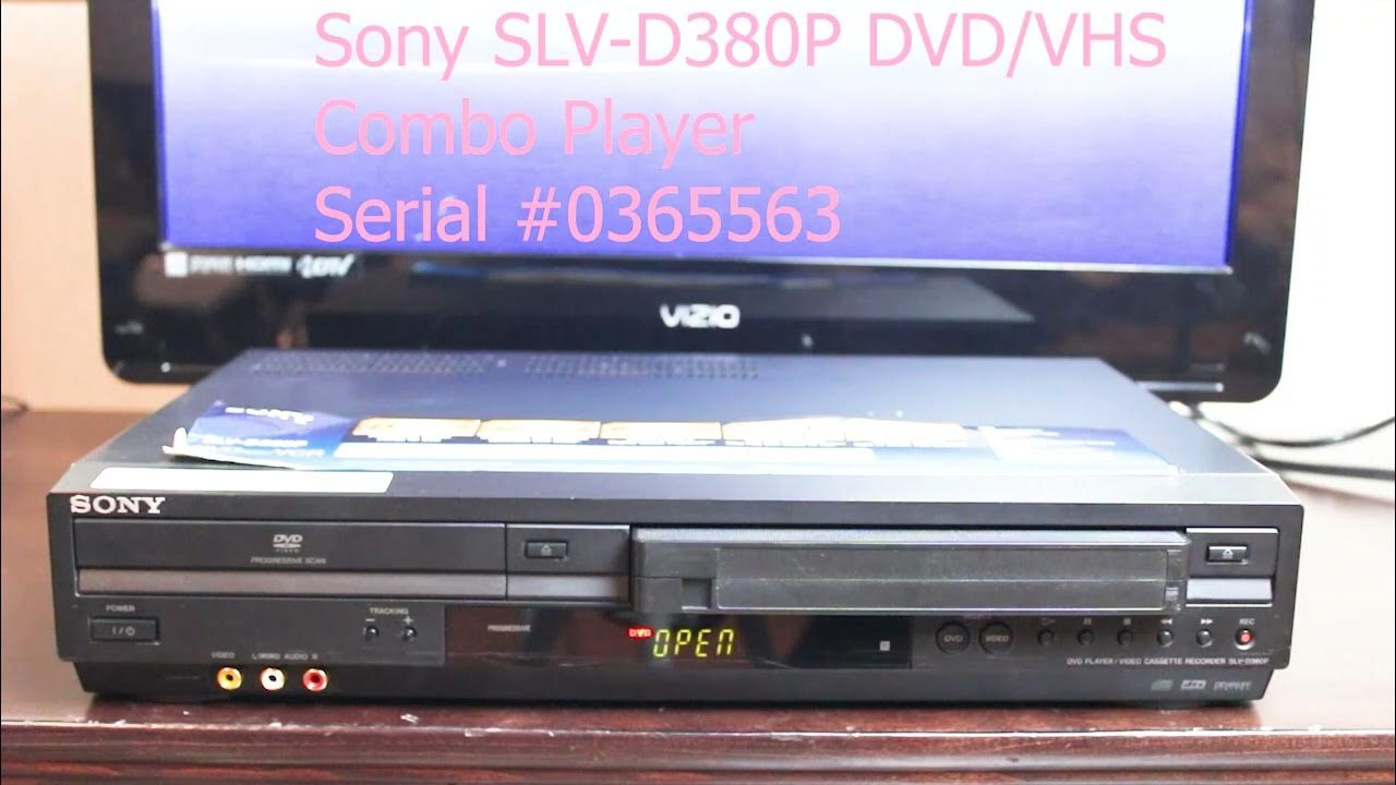 Sony SLV D380P DVD VHS Combo Player Serial 0365563 function check YouTube