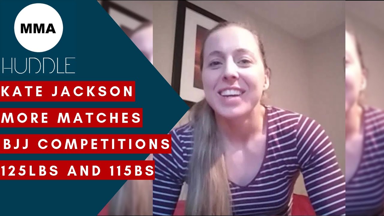 Kate Jackson talks More matches, BBJ competitions also 125lbs and 115lbs - YouTube