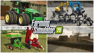 Farm Sim News - 8R/8RX 540 Updates, R934 Excavator, Murray Iowa Lighting, & More! | FS25 News