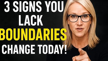 3 Signs You Lack Boundaries Change Today!