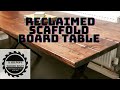 How To Build a Scaffold Board Table & Prevent Cupping