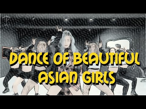 Asian girls dance. Asian girls dancing to pop dance music