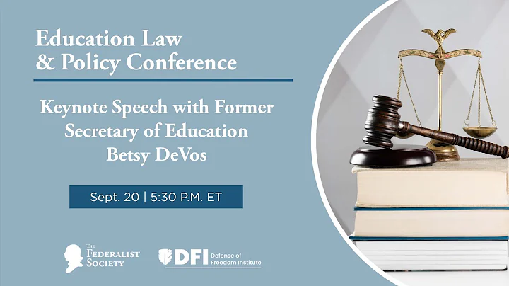 Education Law & Policy: Keynote Speech with Former...