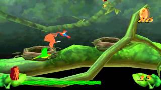 Disney's Tarzan (PS1) 100% Walkthrough - Part 11 - Level 10: Journey to the Treehouse (Hard)