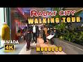 RABAT City 4K UHD Walking Tour Morocco