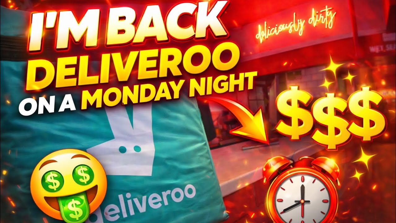 Back to business! DELIVEROO RIDER POV