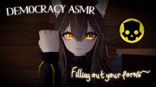 Your Democracy Officer Reviews Your Forms Undemocratically Slow | HELLDIVERS ASMR | VRChat 3Dio ASMR