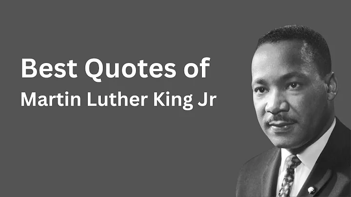 As Melhores Frases de Martin Luther King Jr.