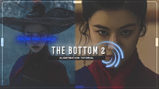 "The bottom 2" Tiktok trend edit tutorial | Alightmotion