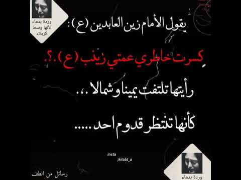 ماذا قال الامام زين العابدين ع عن السيده زينب ع اجمل ماسوف تقرأ في شهرم محرم الحزين