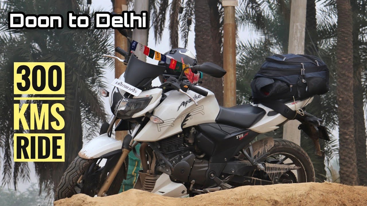 Apache Rtr 200 Modification Modification on Apache RTR 200 for long ride | Dehradun to Gurugram ...