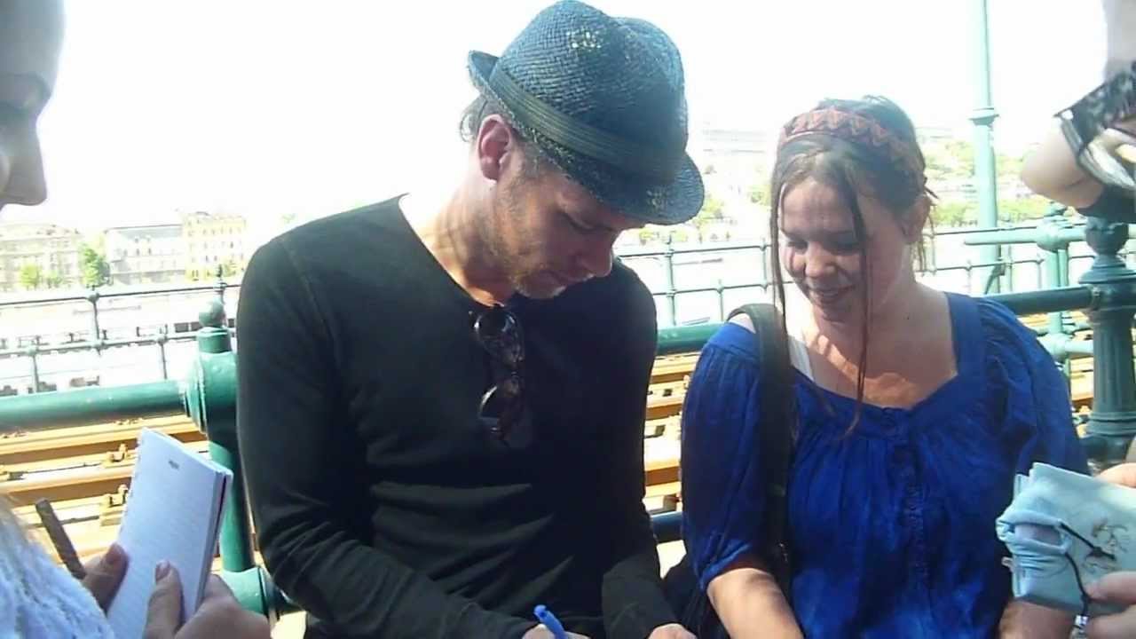 Joseph Morgan in Budapest 30.04.2012