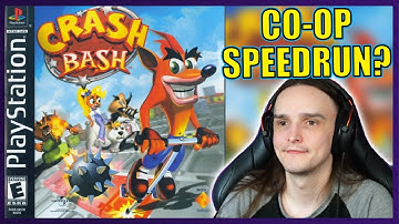 Crash Bash is a HARD co-op speedrun. Can we get sub 2 hours?!