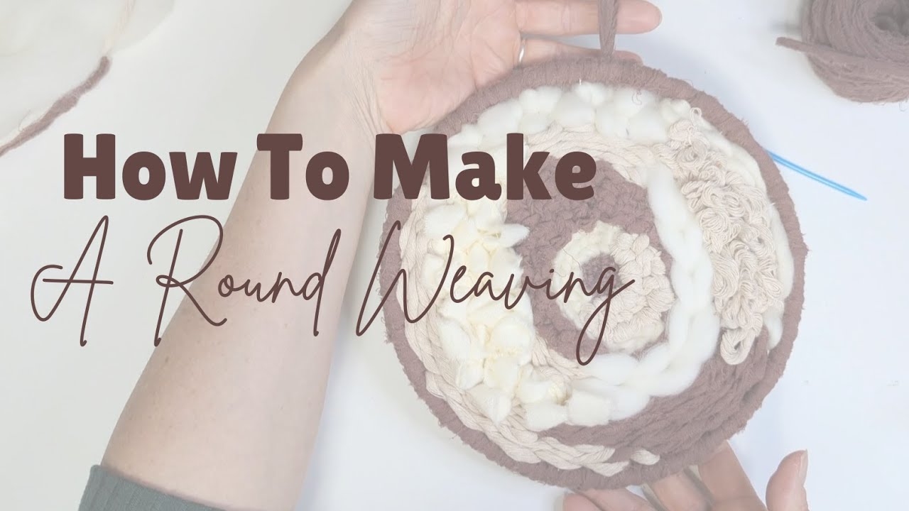 How To Make Round Weaving - YouTube