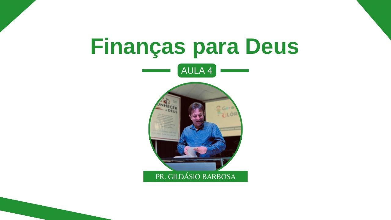 IBG EBD | 02.07.2025 - Finanças para Deus  - Aula 5