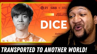 Reaction to DICE 🇰🇷 | GRAND BEATBOX BATTLE 2021: WORLD LEAGUE | Solo Loopstation Elimination