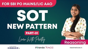 Sequential Output Tracing -New Pattern by Preethy in Malayalam | SBI PO MAINS/LIC AAO | Race, Part 1