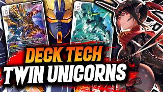 The DESTROYERS! Twin Unicorn Gundam Control Deck Tech ► Gundam Card Game