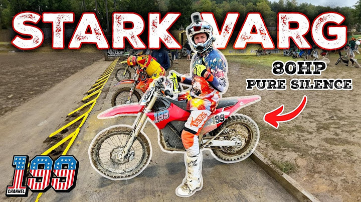 Travis Pastrana reviews ELECTRIC! Stark VARG Electric Dirt Bike Review