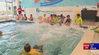 Stew Leonardβs swim school teaches water safety