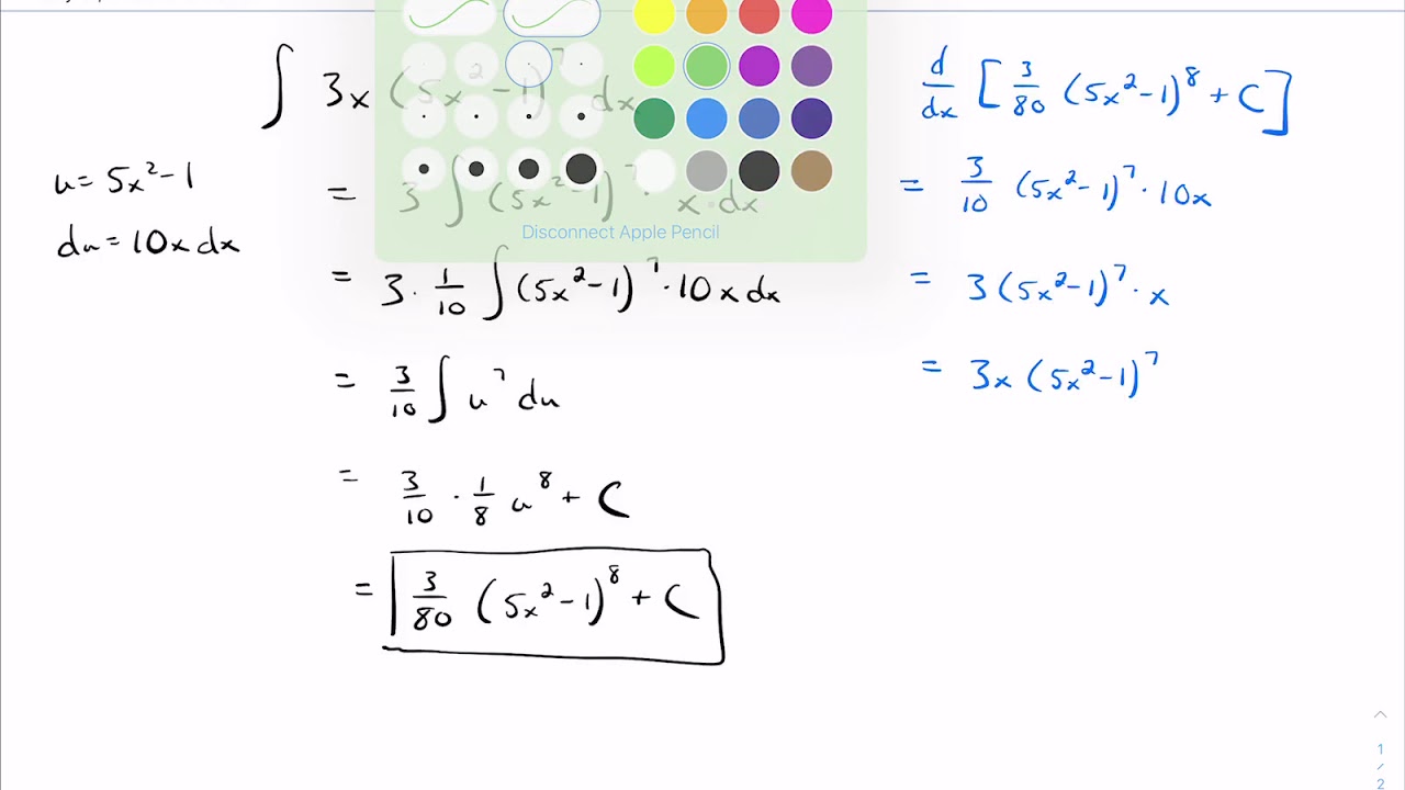 Unit 1 Video 6 Why u Substitution Works - YouTube