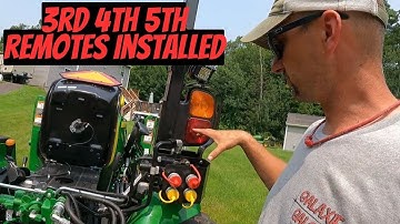 3rd 4th 5th SCVs installed on a John Deere 3033R