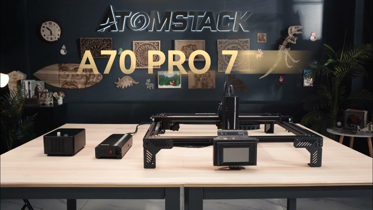 AtomStack A70 Pro Unveiled! The World's First 70W Desktop Diode Laser