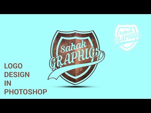 Photoshop Tutorial | Logo Design shield | Shields Logo Design