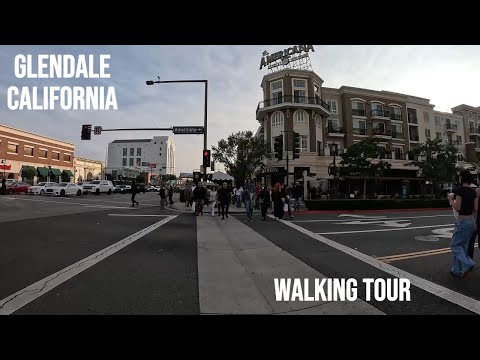 Glendale, California — 4K Walking Tour