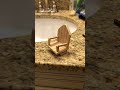 I made a mini chair out of wood