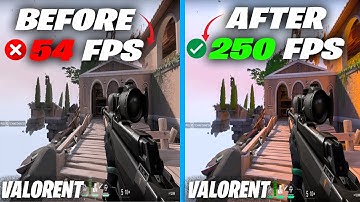 HOW TO BOOST VALORENT FPS & ( FIX INPUT DELAY ) FOR LOW END PC &HIGH END PC 2022